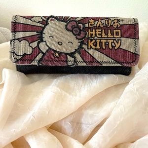 Hello kitty canvas wallet